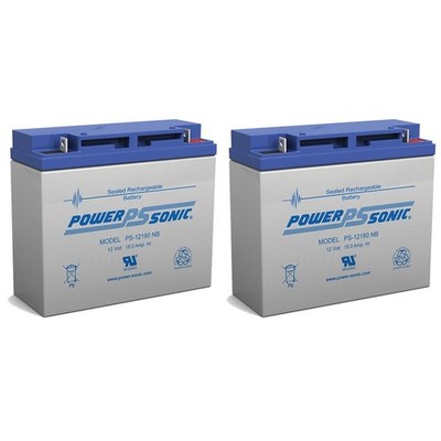 Power-Sonic RBC7 UPS Battery Kit for APC SU1400 SU1400VS SU1400NET - 2 Pack