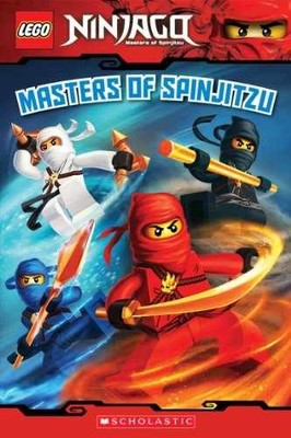 Masters of Spinjitzu (LEGO Ninjago: - Paperback, by West Tracey - Very Good x
