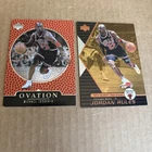 MICHAEL JORDAN 1998 UD Jordan Rules #J2 & Ovation #7 Chicago Bulls Card (f7)