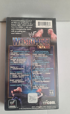 WWF - WrestleMania X-Seven (VHS, 2001) for sale online | eBay