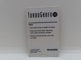 TURBOGRAFX 16 HuCard Power Golf / Manual Tested