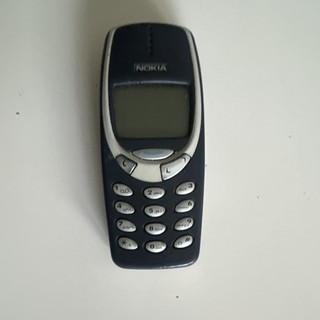 Nokia Mobile Phone Handset Bar Style in Blue & Silver Colourway