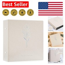 Elegant Linen Photo Album - 600 Pockets for 4x6 Photos, Dustproof  Acid-Free