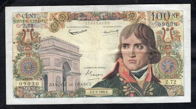 100 Nouveaux Francs Bonaparte 1.9.1960 Etat TB/TB+ - Photo 1/2