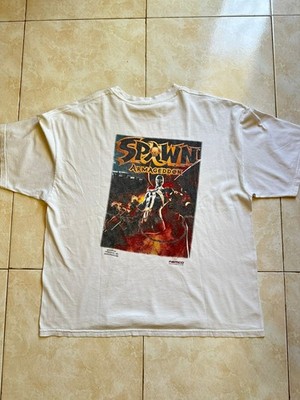 Vintage 2003 Spawn Armageddon Playstation 2 Retro Game Tshirt
