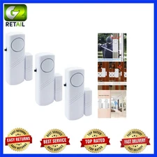 3 Pack Wireless Sensor Door & Window Alarms - Essential Home Security System