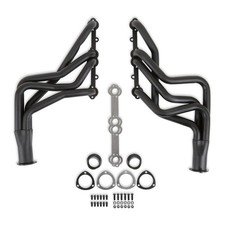 Flowtech Exhaust Black Long Tube Header 1-58 X 3 For 64-74 Small Block Chevy Flowtech Exhaust Black Long Tube Header 1-58 X 3 For 64-74 Small Block Chevy