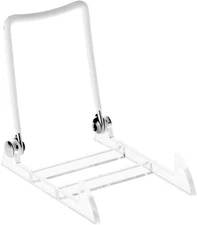 1PL Adjustable Wire & Acrylic Easels, 2.75" W x 3.5" H with 3" Ledge,...