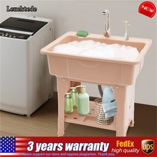 Laundry Sink Spacious Utility Sink Utility Sink with Storage Shelf Slop Sink