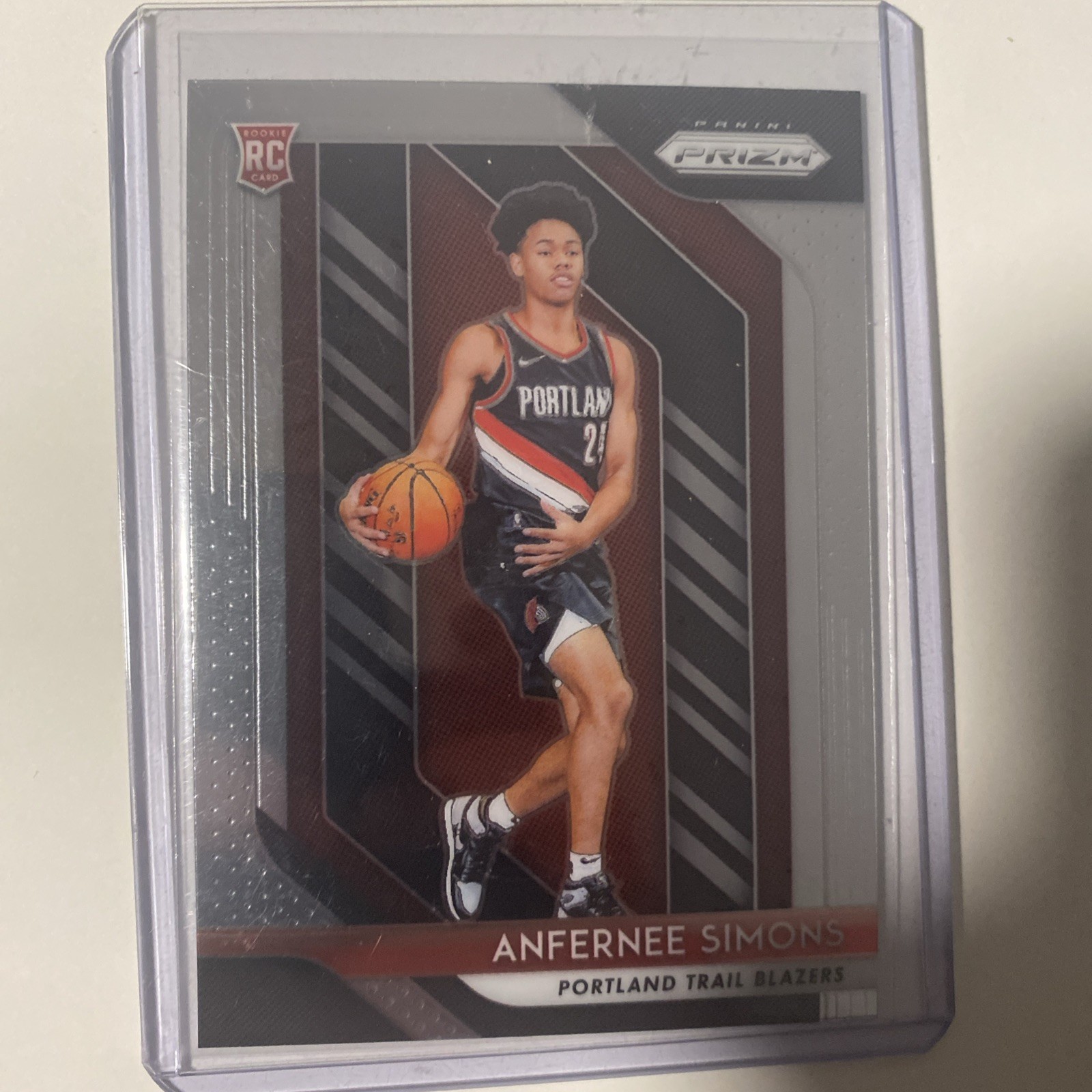 2018-19 Panini Prizm Anfernee Simons Rookie RC #61 Portland Trail Blazers