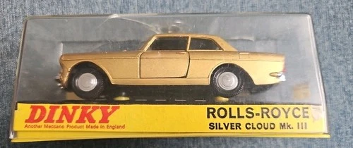 Vintage Dinky #127 Rolls Royce Silver Cloud, Case Damaged 1966-69. See Ad. (F77)
