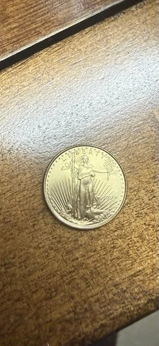 1999 $5 Dollar US American Gold Eagle 1/10 Ounce OZ Pure Fine Gold Coin