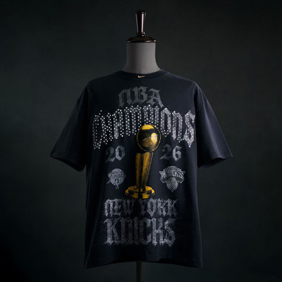 New York Knicks Nike NBA Finals Authentic Locker Room Limited On Court T-Shirt