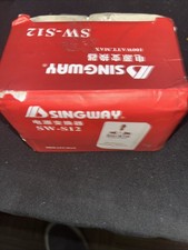 SINGWAY SW-S12 Power Converter AC Output 100W Universal Traveling New E50
