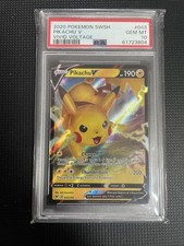 Pokémon TCG Pikachu V Vivid Voltage 043/185 Holo Ultra Rare PSA 10 Gem Mint