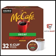 McCafe, Premium Roast Decaf Coffee, Keurig Single Serve K-Cup Pods, 32 Count