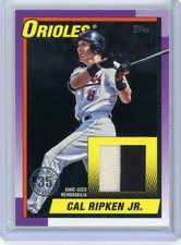 2025 Topps Series One CAL RIPKEN JR Game-Used Patch SSP /10 - Baltimore Orioles