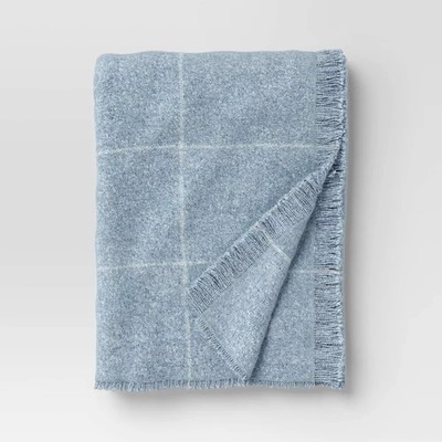 Windowpane Boucle Throw Blanket - Threshold