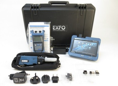 Exfo MaxTester MAX-FIP-RF Power Meter & VFL, FIP-435B Microscope, PM-MAX-2X-VFL