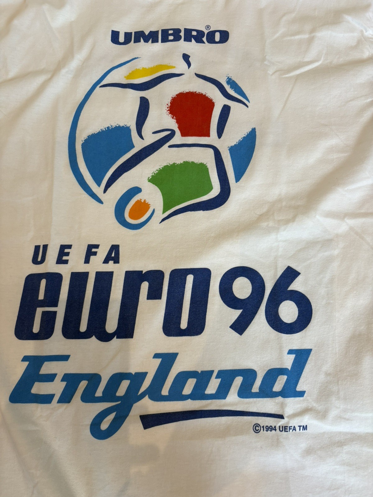 Vintage England Euro 96 Leisure Football Shirt 1996 Adults XL Umbro image 6