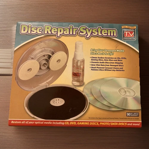 Disc Repair System The Original National TV Products NEW IN BOX