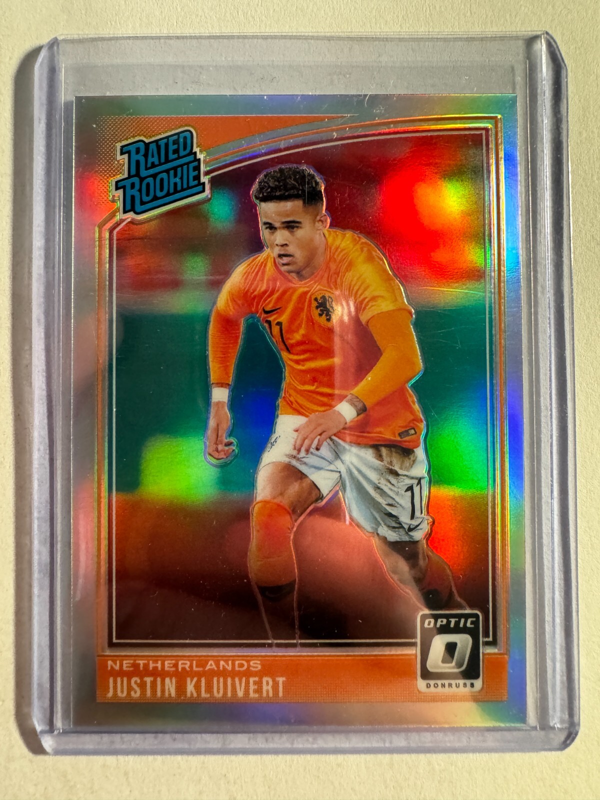 K184,758 - 2018-19 Donruss Optic Holo #196 Justin Kluivert RR