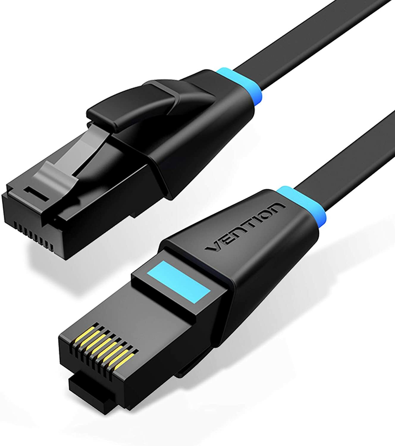 VENTION 6FT Cat6 Flat Ethernet Cable with RJ45 Connector for High-Speed Internet-image