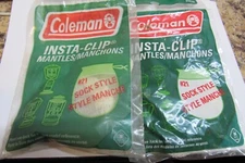 Coleman Insta-Clip #21 Mantles Two 2-packs, 4 Pieces Total Sealed