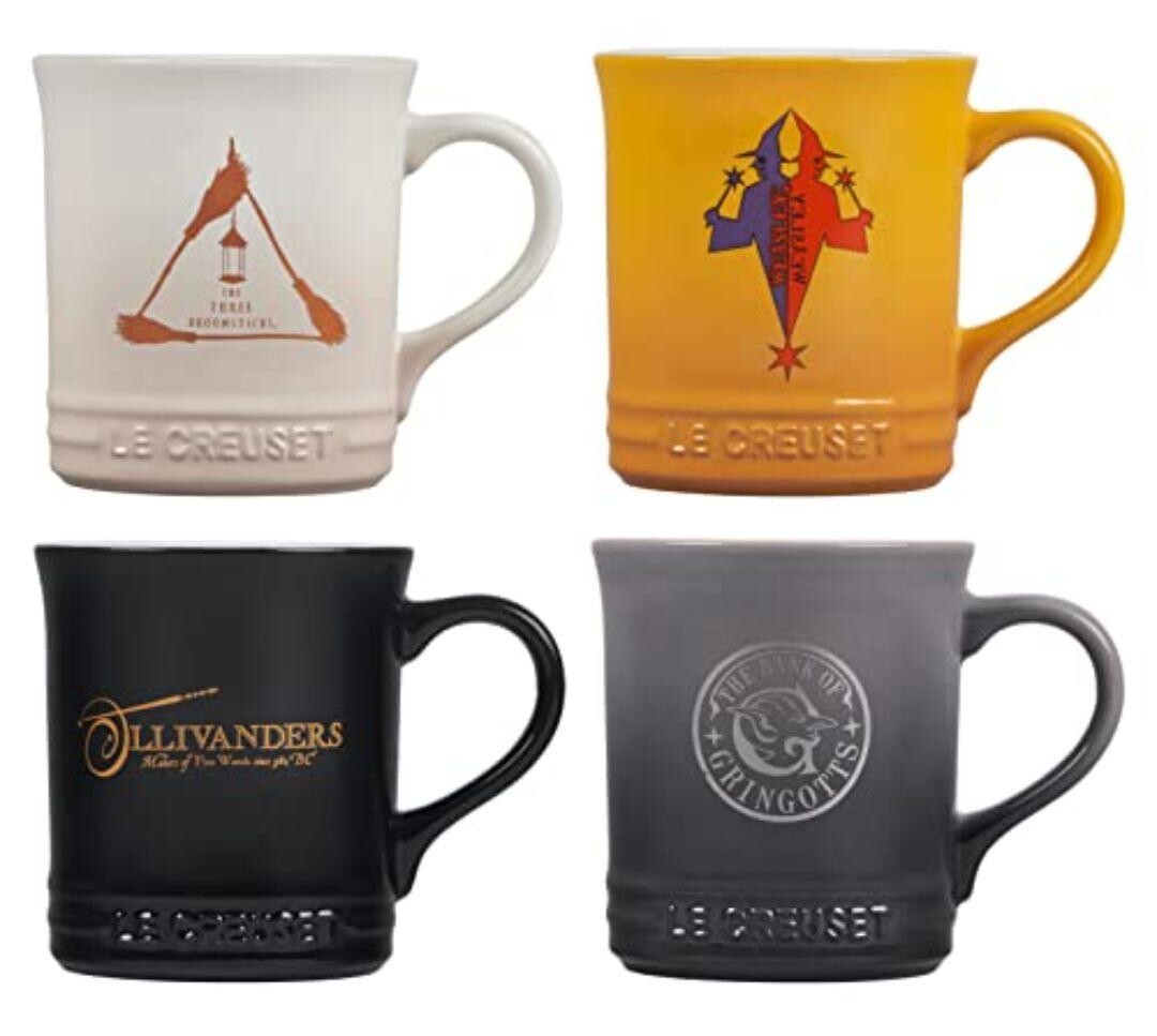 Le Creuset Harry Potter Magical Mug Set of 4 Stoneware Cup 400ml