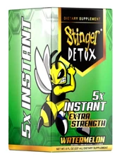 Stinger Detox 5X Instant  Extra Strength Drink WaterMelon Flavor – 8 FL OZ