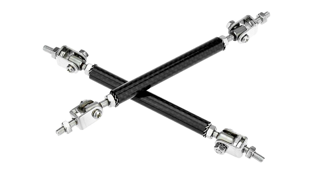 For Carbon Fiber Tension Rod Threaded Rod Strut Rod Tie Bumper Rear Diffuser For