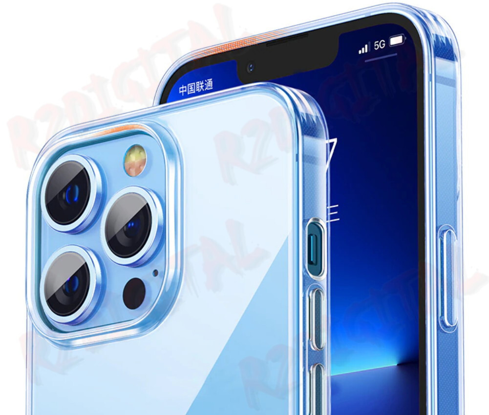 Custodia per iPhone 14 Plus, in silicone TPU trasparente