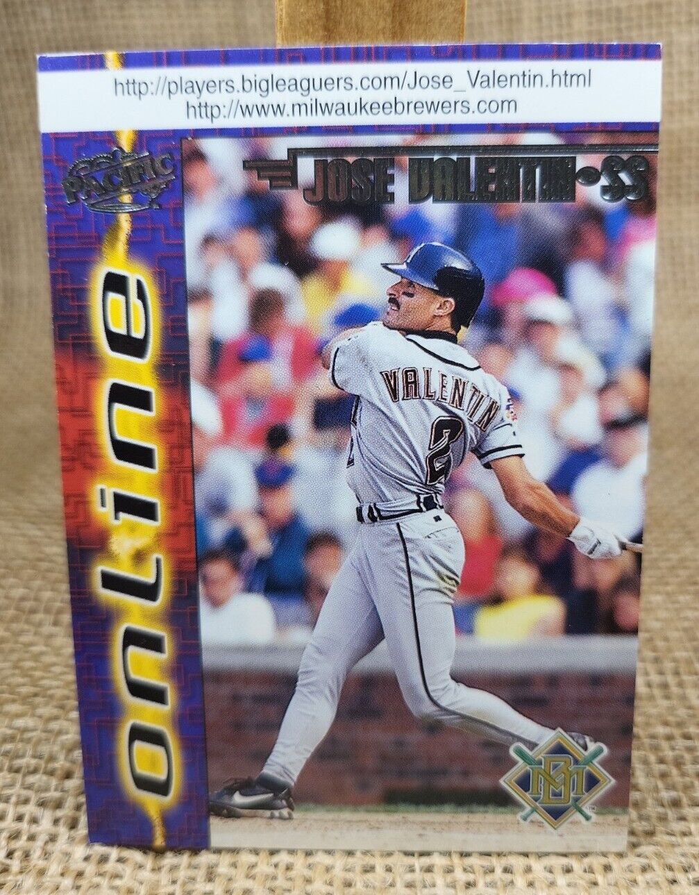 1998 Pacific Online Jose Valentin Baseball Card #411 Milwaukee Brewers FREE Sandamp;H eBay