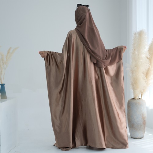 Batwing Sleeve Kaftan Women Muslim Long Dress Hijab Abaya Dubai Robe Party Gown - Picture 55 of 68