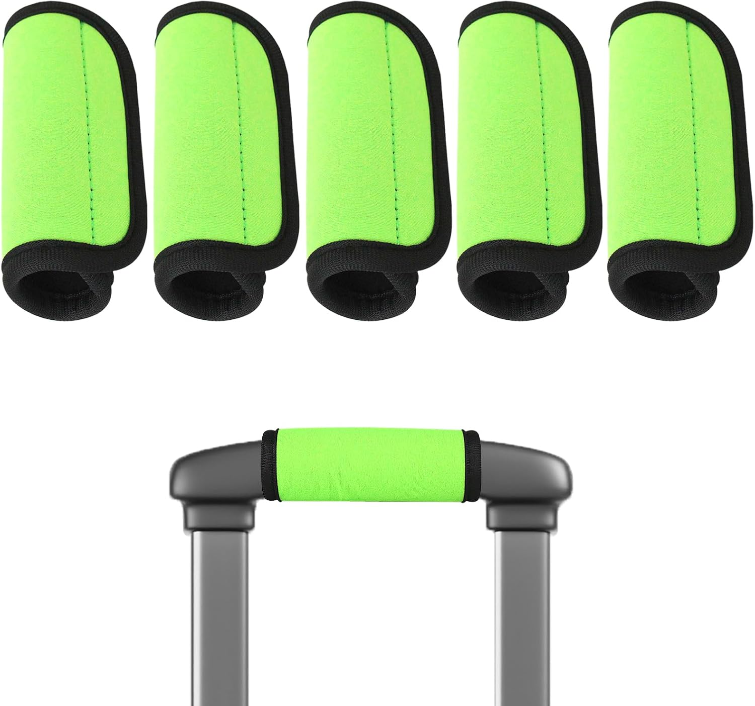 Luggage Handle Wrap, Luggage Identifiers for Suitcases, 5 Pcs Neoprene Luggage T