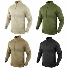 Condor 603 Thermal Fleece BASE II Zip Pullover Operator Tactical Jacket Shirt