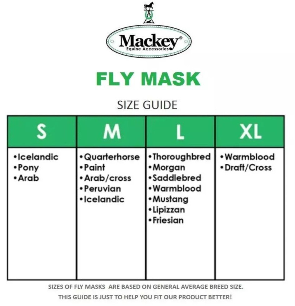 HyCOMFORT - Masque anti-mouches pour chevaux avec oreilles (BZ264) 5059000867934