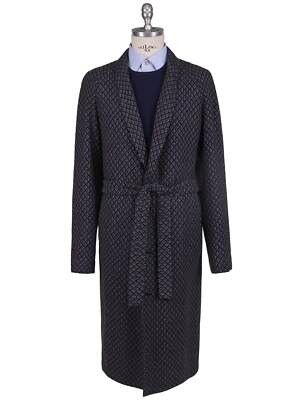 Kiton Multicolor Cashmere Overcoat TC363 Man
