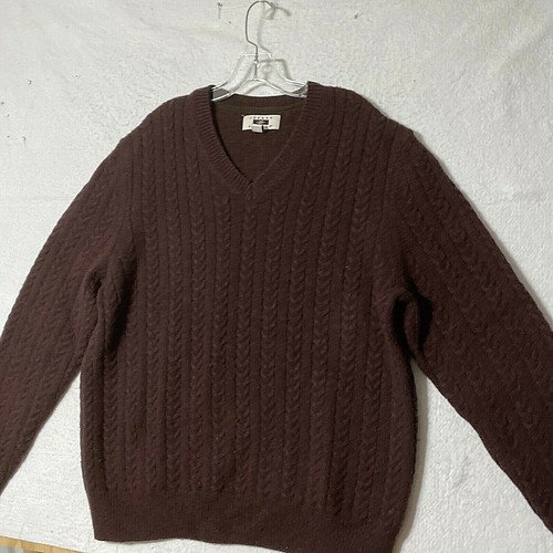 Joseph Abboud Mens Sweater XXL brown 