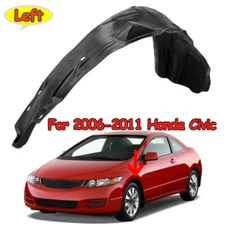 Front Left Side Fender Liner Splash Shield For 2006-2011 Honda Civic HO1250107