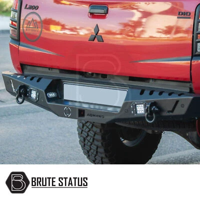BRUTE STATUS Paraurti posteriore Mitsubishi L200 2015+ nero opaco