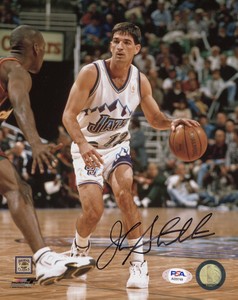 john stockton autograph