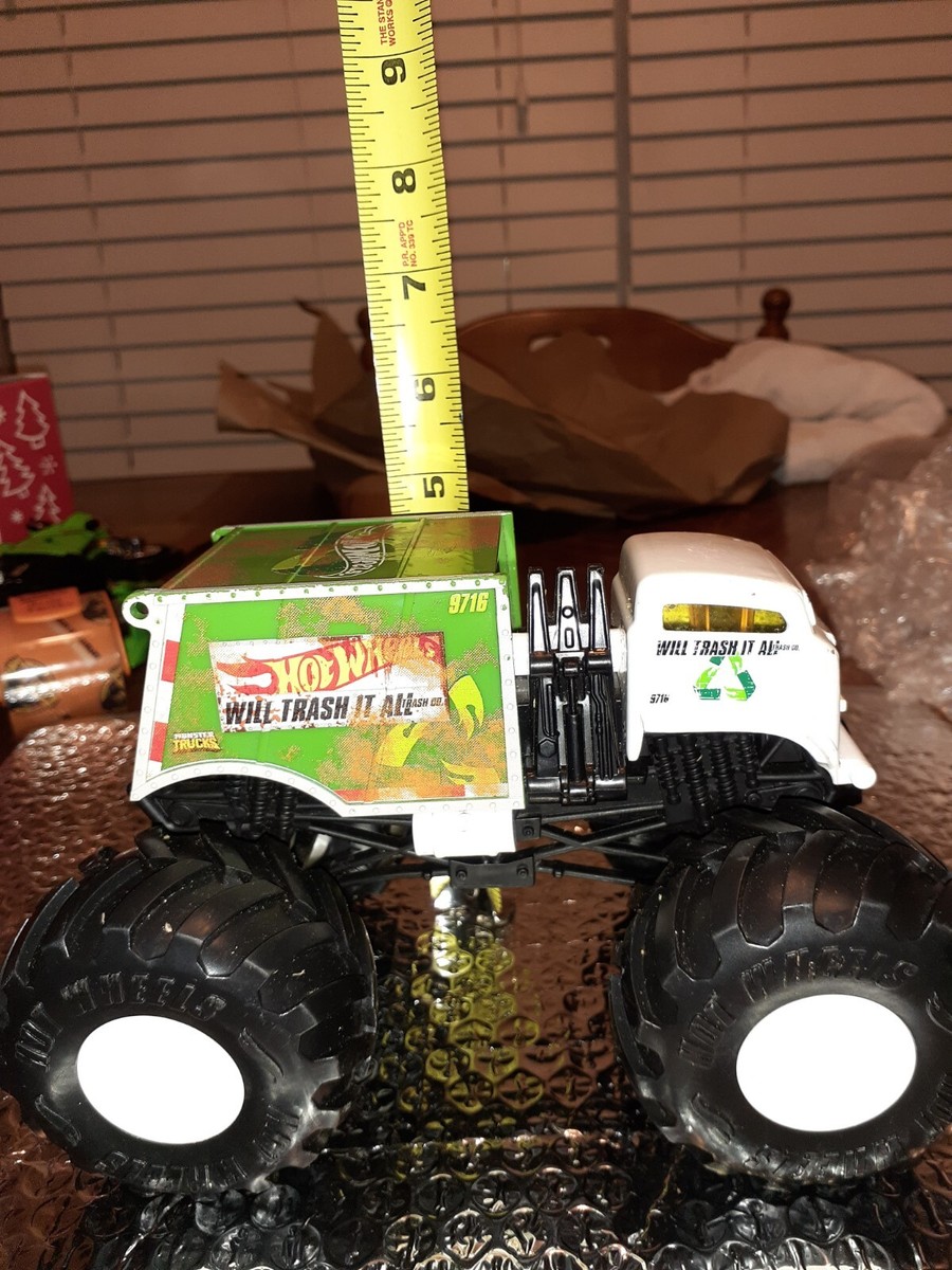 2018 Hot Wheels Monster Truck Will Trash It All Truck | eBay