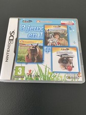 3 JEUX EN 1 CHEVAL ET PONEY ANIMAUX 2 JEU NINTENDO DS FRANCE COMPLET