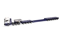 Herpa Modell Lkw 1:87 Man Tgx Gx Tieflade-Sattelzug Wasel H0 318839
