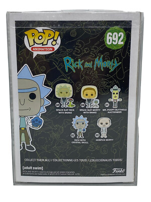 FUNKO POP 692 RICK AND MORTY RICK WITH CRYSTAL SKULL | eBay
