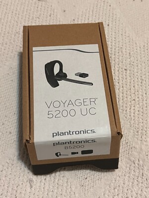 Open Box - Plantronics Voyager 5200 UC Smart Sensor Wireless Bluetooth Headset