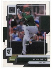 2022 Panini Chronicles Kevin Smith Clearly Donruss Rated Rookie card Athletics