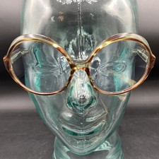 Authentic Vintage Tortoise Round Eyeglass Frames Italy