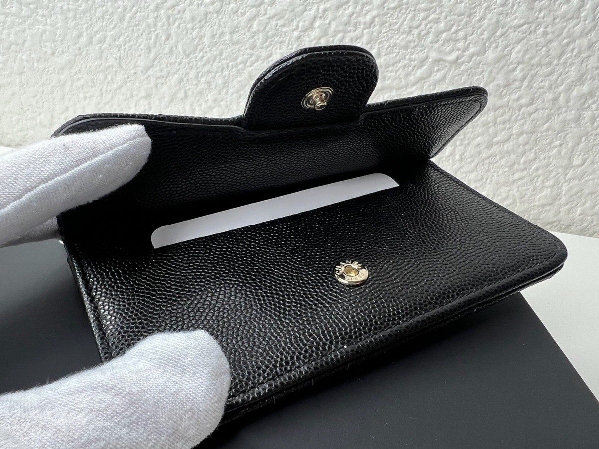 NWT 22K Chanel Classic Zipped Card Holder Wallet Caviar NWT 22K Chanel Classic Zipped Card Holder Wallet Caviar